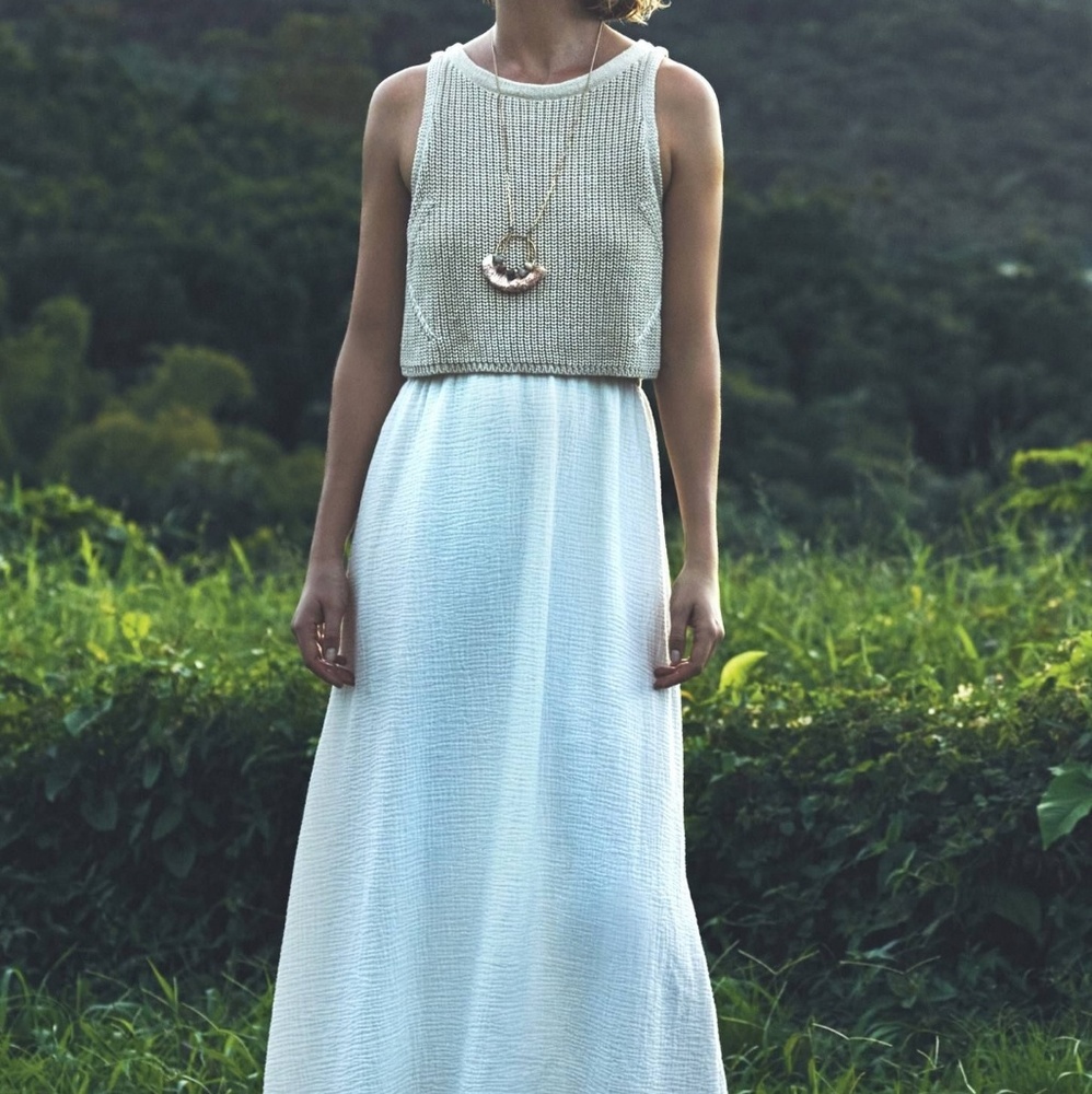 Anthropologie Sandstone Maxi Dress
